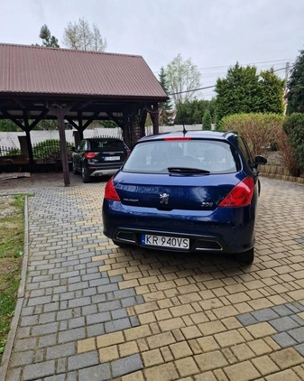 Peugeot 308 cena 15500 przebieg: 135000, rok produkcji 2008 z Kraków małe 137